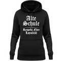 Alte Schule: Respekt, Ehre & Loyalität - Damen Hoodie