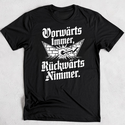 Vorwärts immer, rückwärts nimmer. - Premium T-Shirt