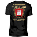 Hamburg - Premium T-Shirt Rückendruck