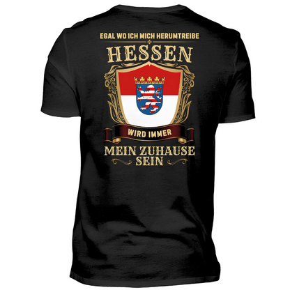 Hessen - Premium T-Shirt Rückendruck