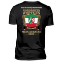 Nordrhein-Westfalen - Premium T-Shirt Rückendruck