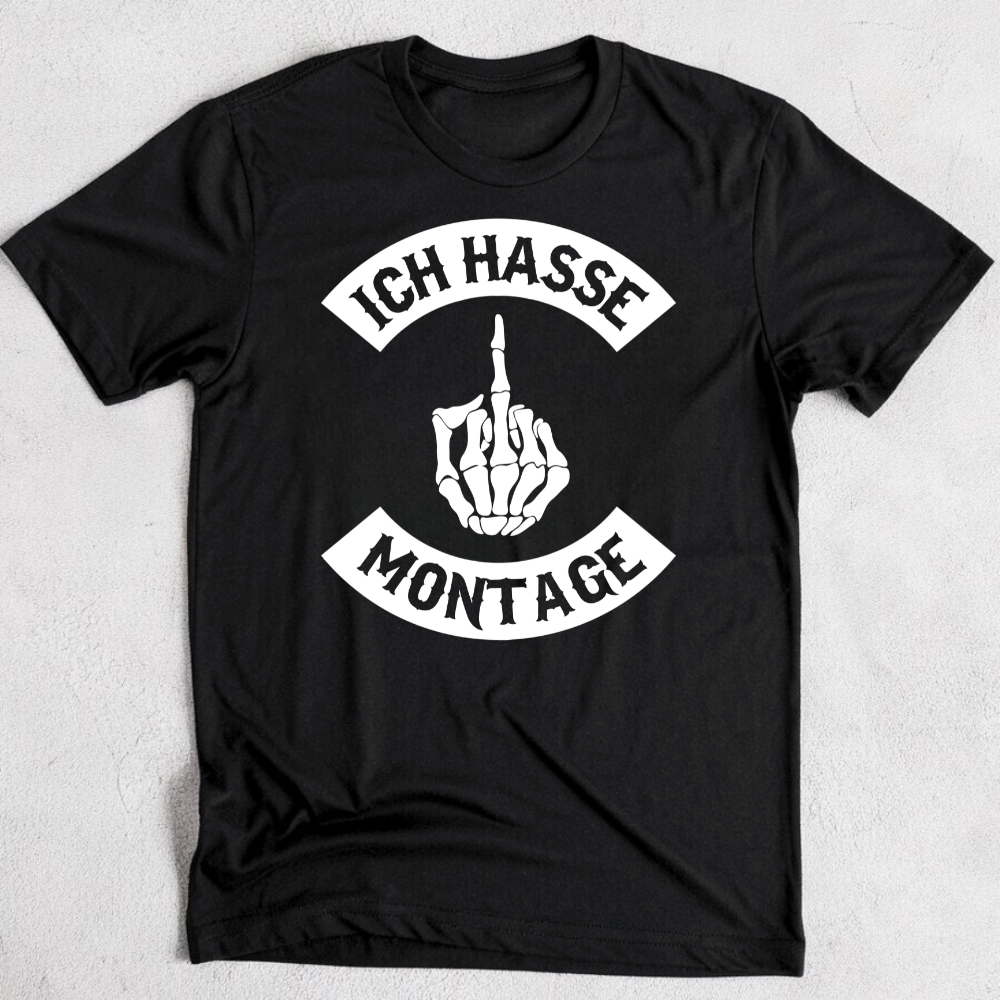 Ich hasse Montage - Premium T-Shirt