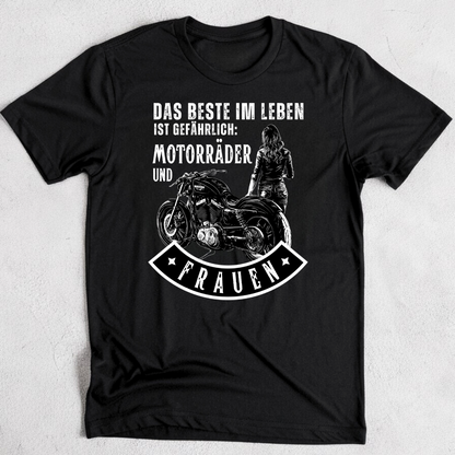 Das Beste im Leben ist gefährlich - Premium Damen T-Shirt