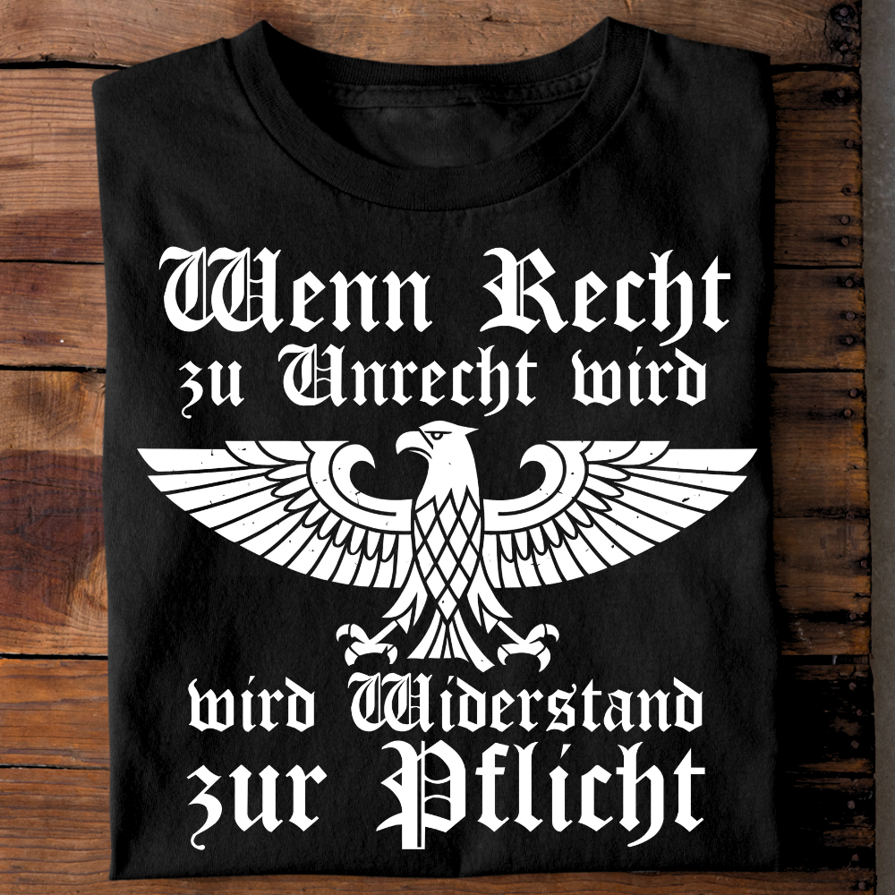 Wenn Recht zu Unrecht wird - Premium T-Shirt