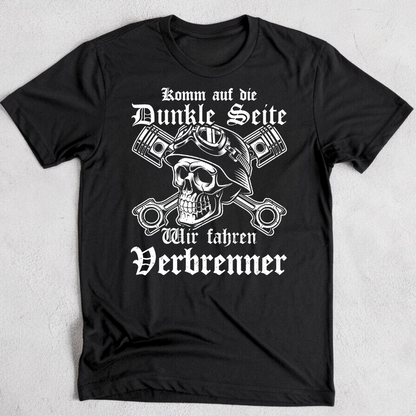 Komm auf die dunkle Seite - T-Shirt