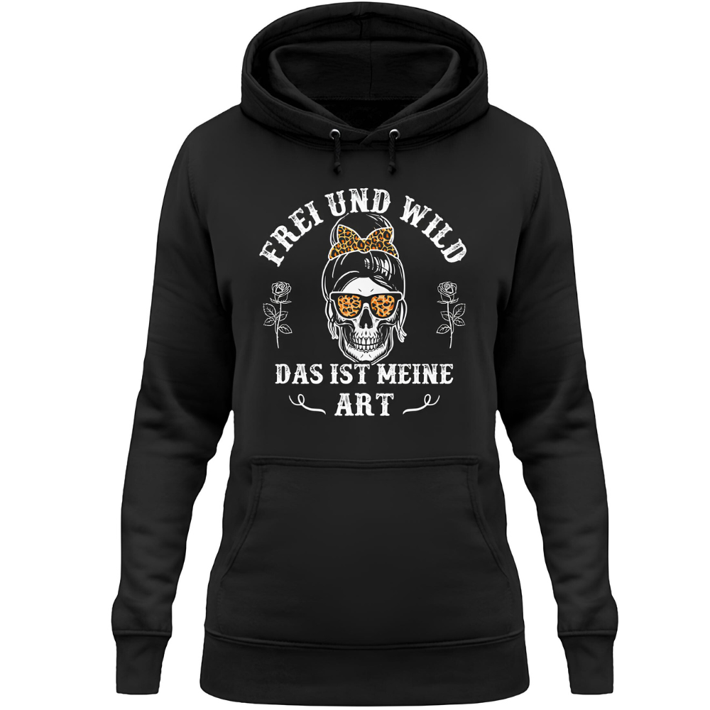 Frei und wild - Damen Hoodie