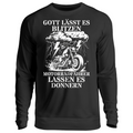 Motorradfahrer lassen es donnern - Sweatshirt