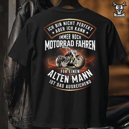 Ich bin nicht perfekt - T-Shirt Rückendruck