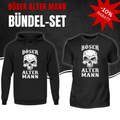 Böser alter Mann: Hoodie + Shirt Bündel
