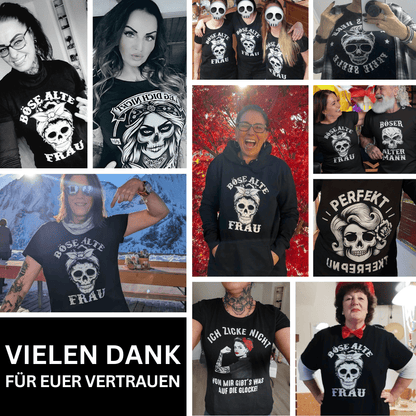 Böse alte Krawallschnegge - Premium Damen T-Shirt