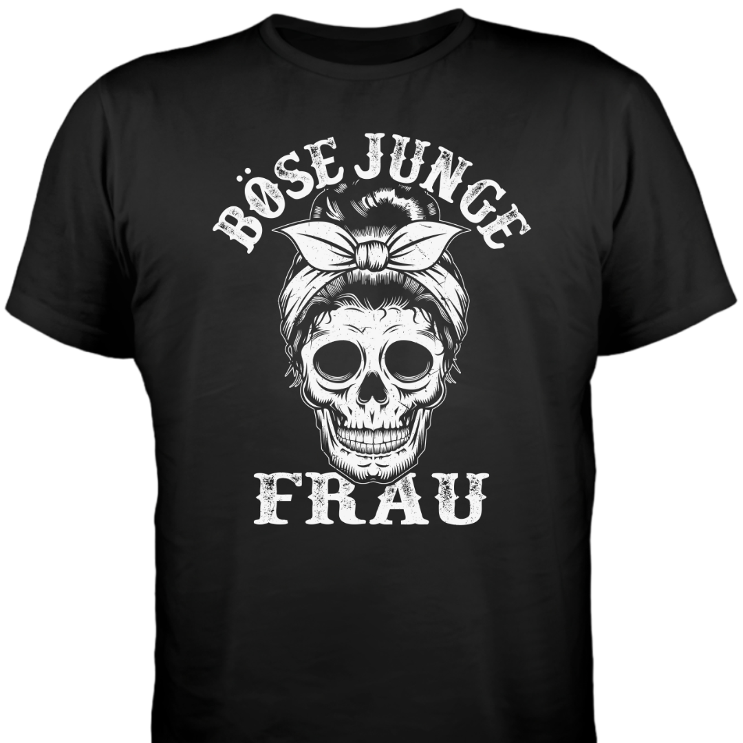 Böse junge Frau - Damen T-Shirt