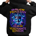 Ich bin keine Prinzessin - Unisex Hoodie Rückendruck