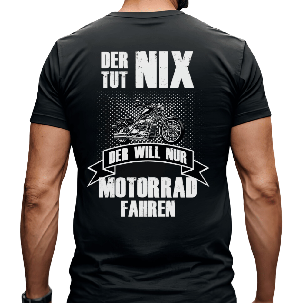 Der tut nix - T-Shirt Rückendruck
