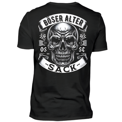 Böser alter Sack - T-Shirt Rückendruck