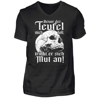 Bevor der Teufel mich holt - T-Shirt V-Ausschnitt