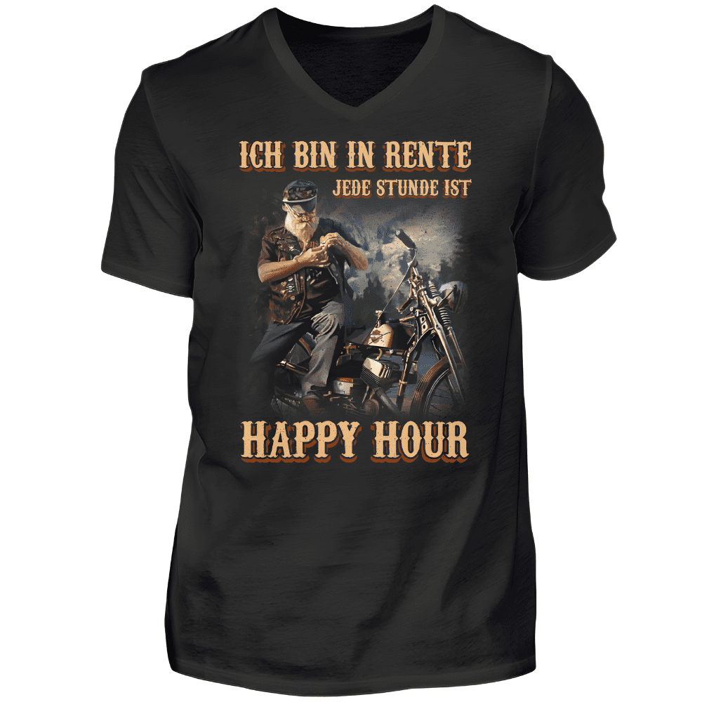 Ich bin in Rente - T-Shirt V-Ausschnitt