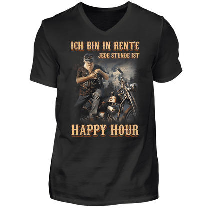 Ich bin in Rente - T-Shirt V-Ausschnitt