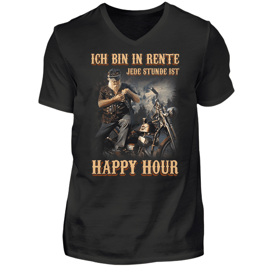 Ich bin in Rente - T-Shirt V-Ausschnitt