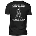 Wenn du das lesen kannst - T-Shirt Rückendruck