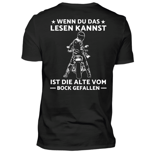 Wenn du das lesen kannst - T-Shirt Rückendruck