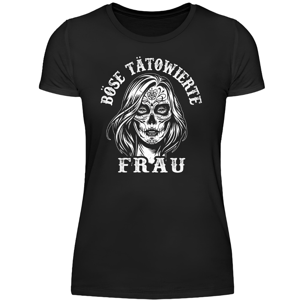 Böse tätowierte Frau - Damen T-Shirt