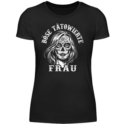 Böse tätowierte Frau - Damen T-Shirt