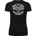 Ehre ist nicht verhandelbar - Premium Damen T-Shirt Rückendruck