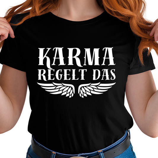 Karma regelt das - Damen T-Shirt