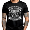 Der König geht blubbern - Premium T-Shirt