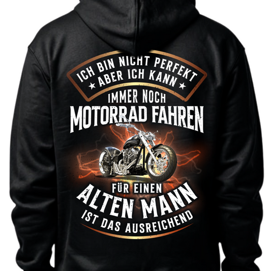 Ich bin nicht perfekt - Hoodie Rückendruck