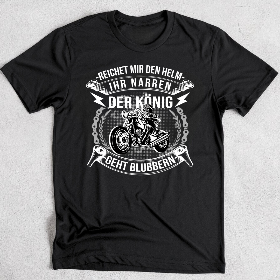 Der König geht blubbern - Premium T-Shirt