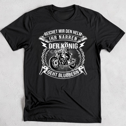 Der König geht blubbern - Premium T-Shirt