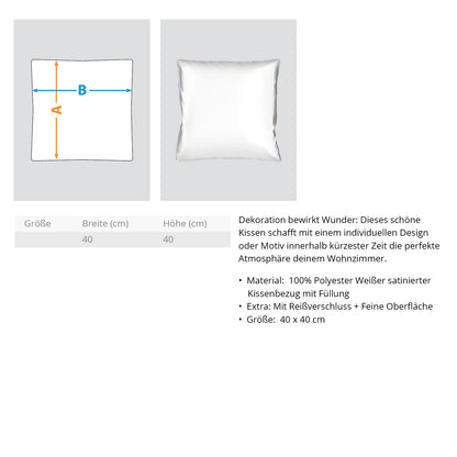 Dieser Biker ist schon etwas älter - Kopfkissen 40x40cm